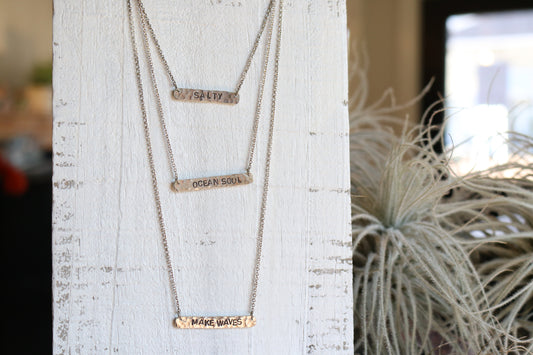 Ocean Love Silver Necklace